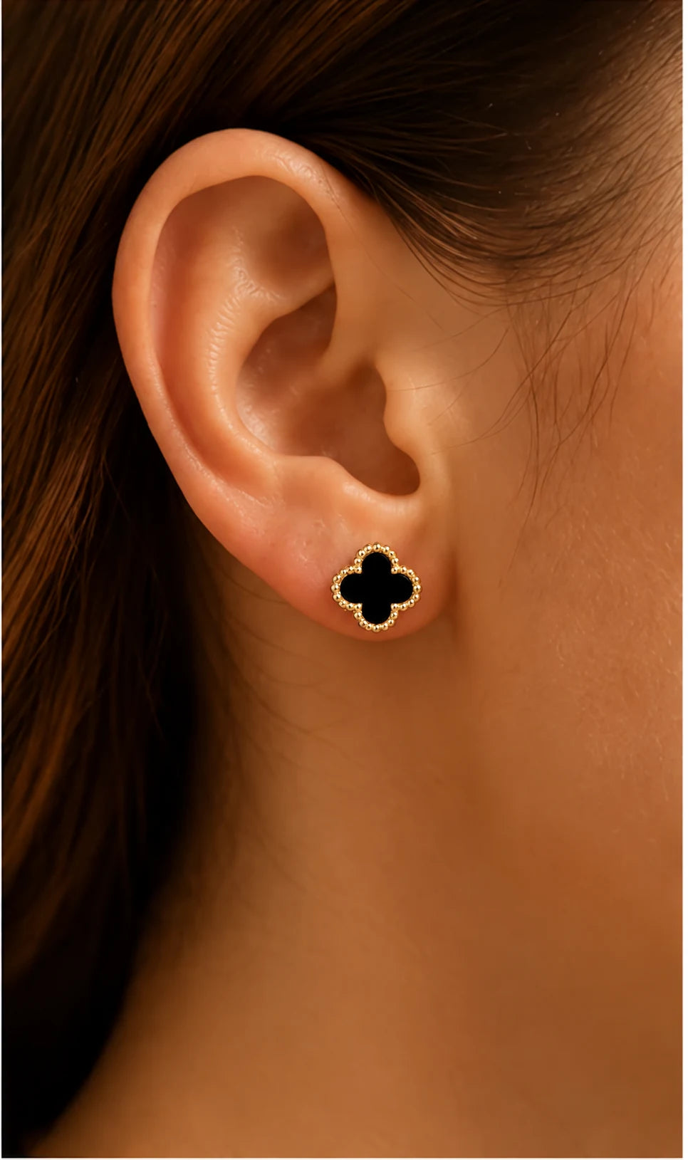 Bucles D'oreille Mini noire