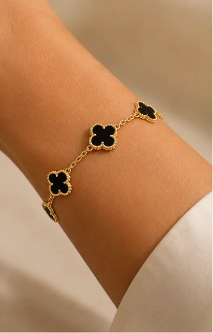 Coffret N°1 Bracelet,Collier et Boucles d'oreilles Noire