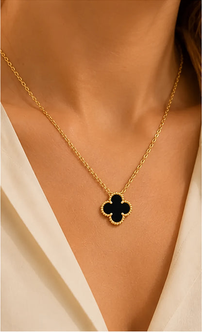 Coffret N°1 Bracelet,Collier et Boucles d'oreilles Noire
